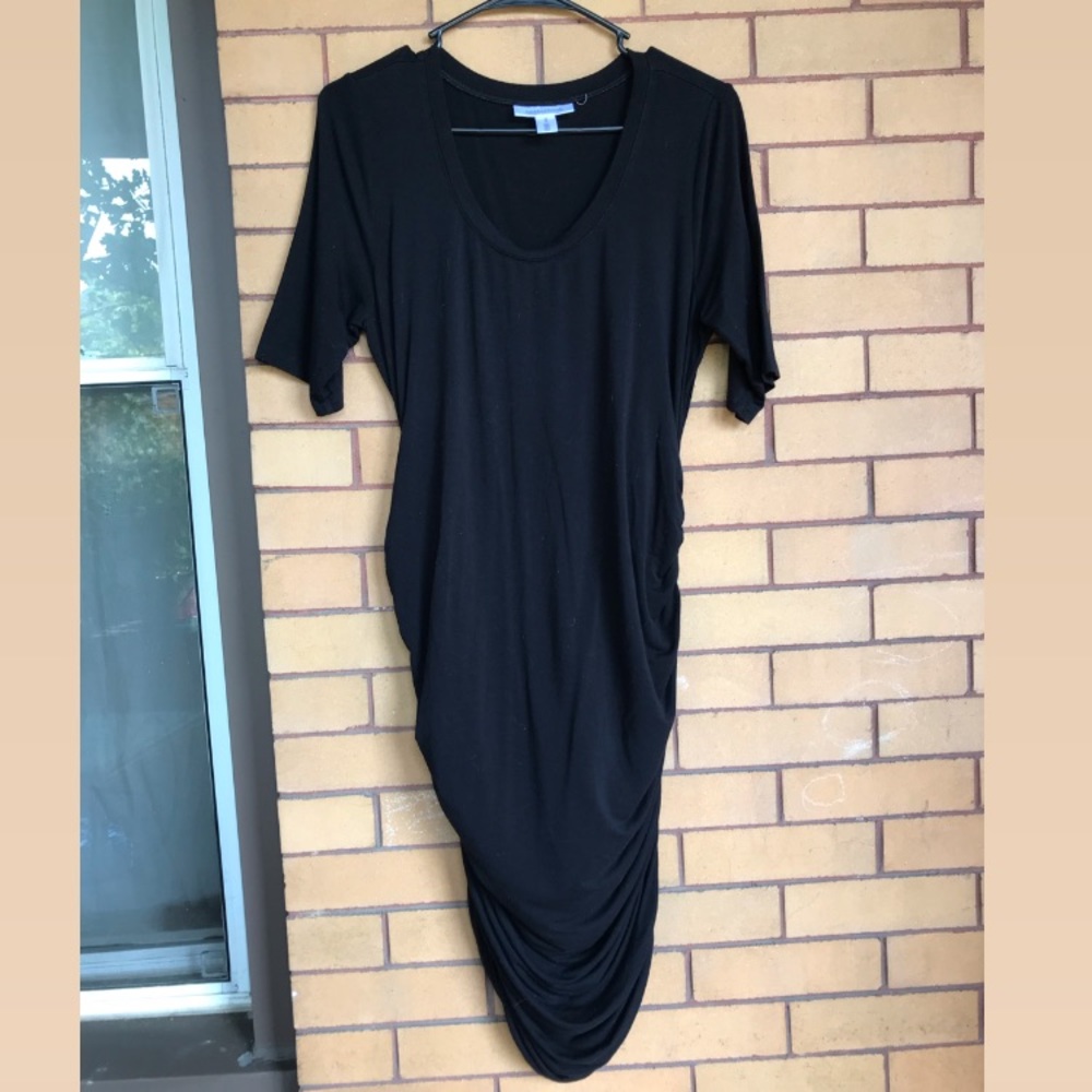 Side Ruched Maternity Dress